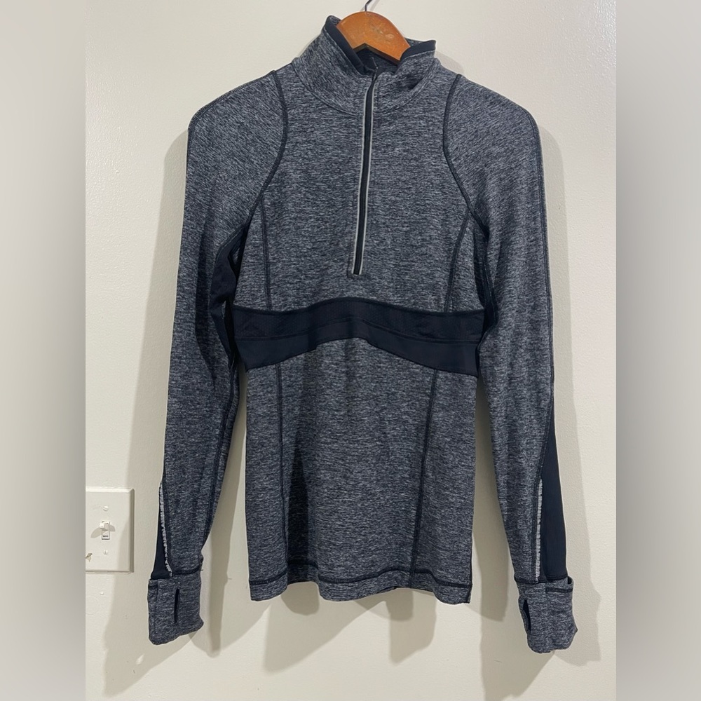 lululemon athletica Charcoal and Black Turtleneck Sweater
